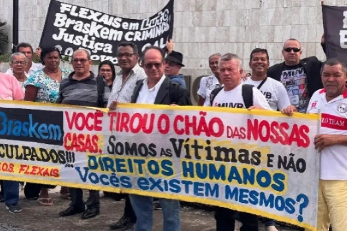 Movimento de vítimas da Braskem denuncia exoneração de defensores como tentativa de silenciamento