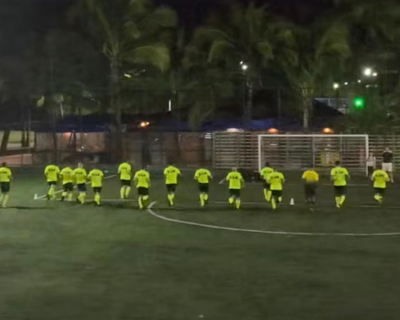 Árbitros da FAF realizam avaliação física nas Areninhas de Maceió