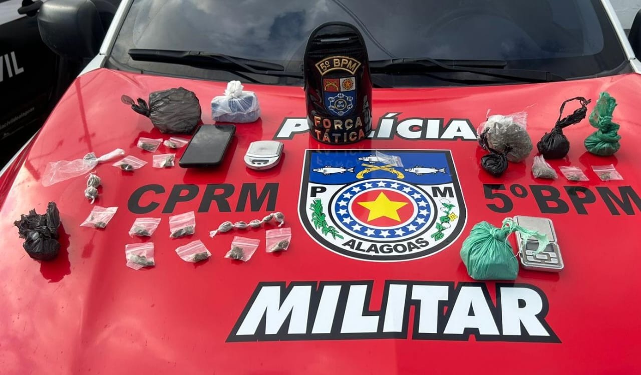 Polícia prende nove pessoas acusadas de envolvimento com tráfico em Maceió