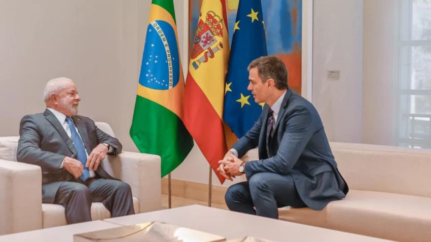 Lula busca apoio na Espanha para fechar acordo do Mercosul com a União Europeia