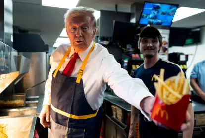 Trump de avental? Vídeo do presidente dos EUA como “funcionário” do McDonalds volta a viralizar
