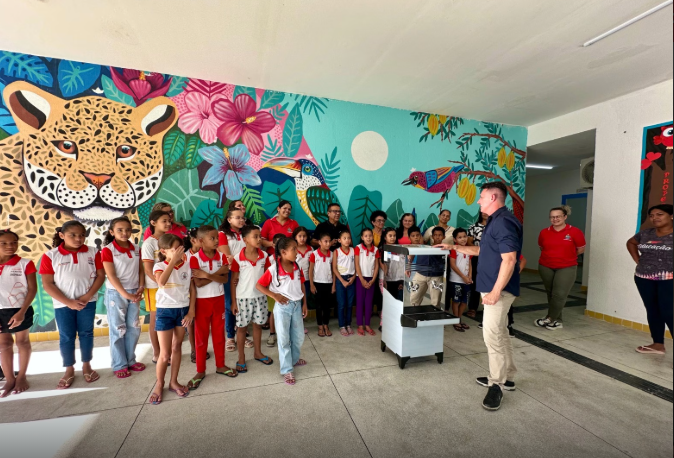Prefeitura de Penedo entrega equipamentos para escolas com melhor resultado no programa de incentivo à reciclagem
