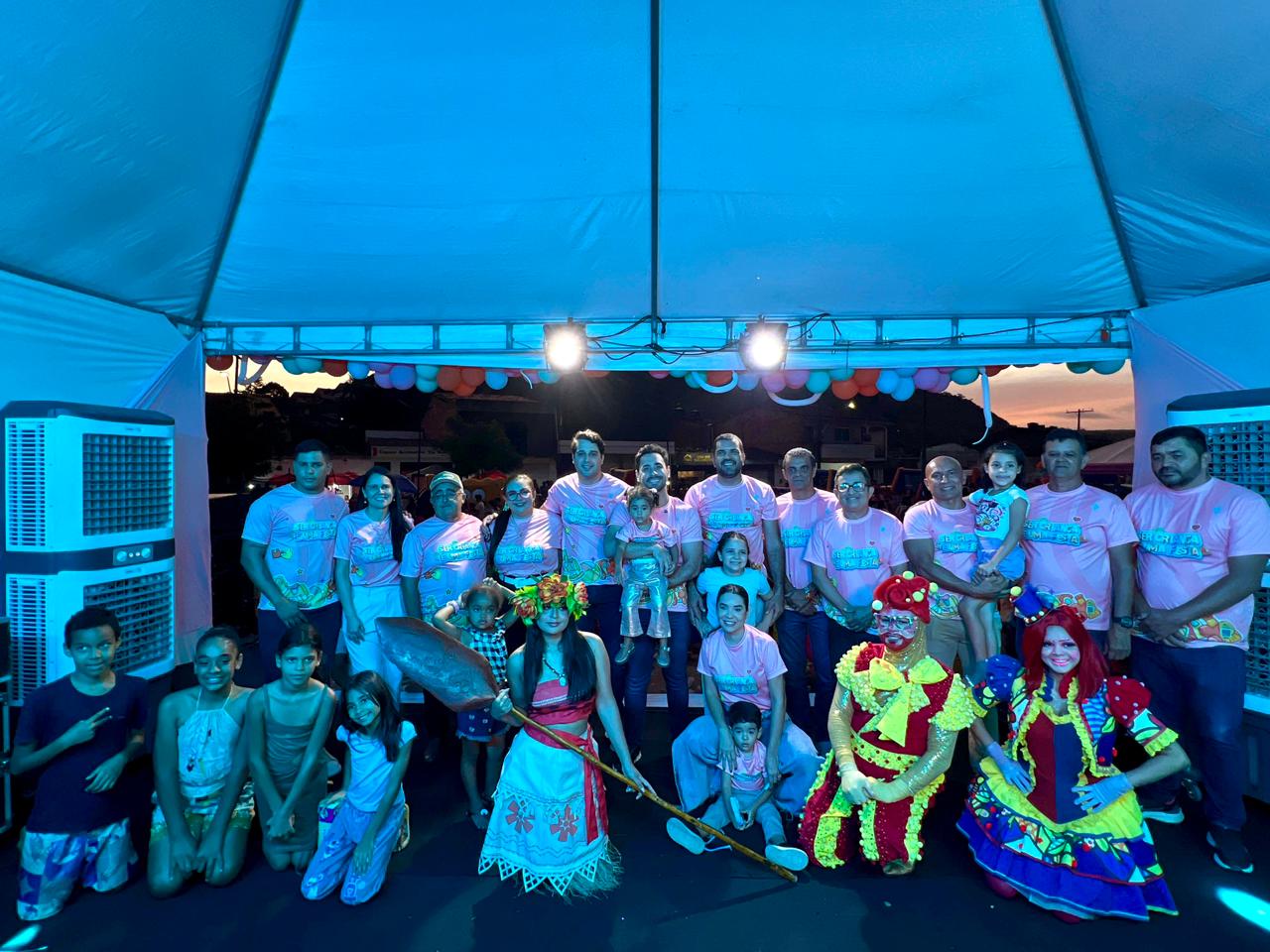 Ser Criança é uma Festa: Prefeitura de Santana do Mundaú promove evento para as crianças