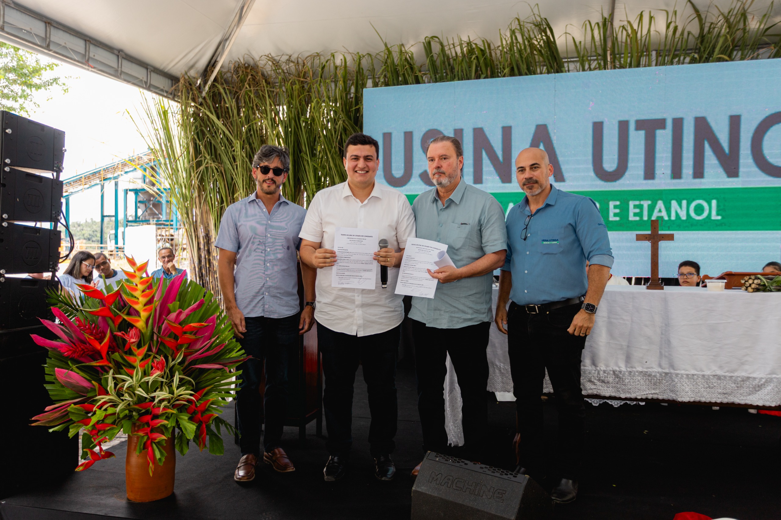 Prefeito Carlos assina comodato com a Usina Utinga e reforça laços entre gestão e setor produtivo de Rio Largo