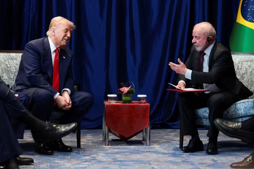 Reunião de Lula e Trump chega ao fim com resultado positivo para negociações bilaterais
