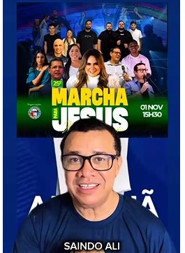 Marcha para Jesus celebra 25 anos com grande evento em Maceió nesta sábado (1º)