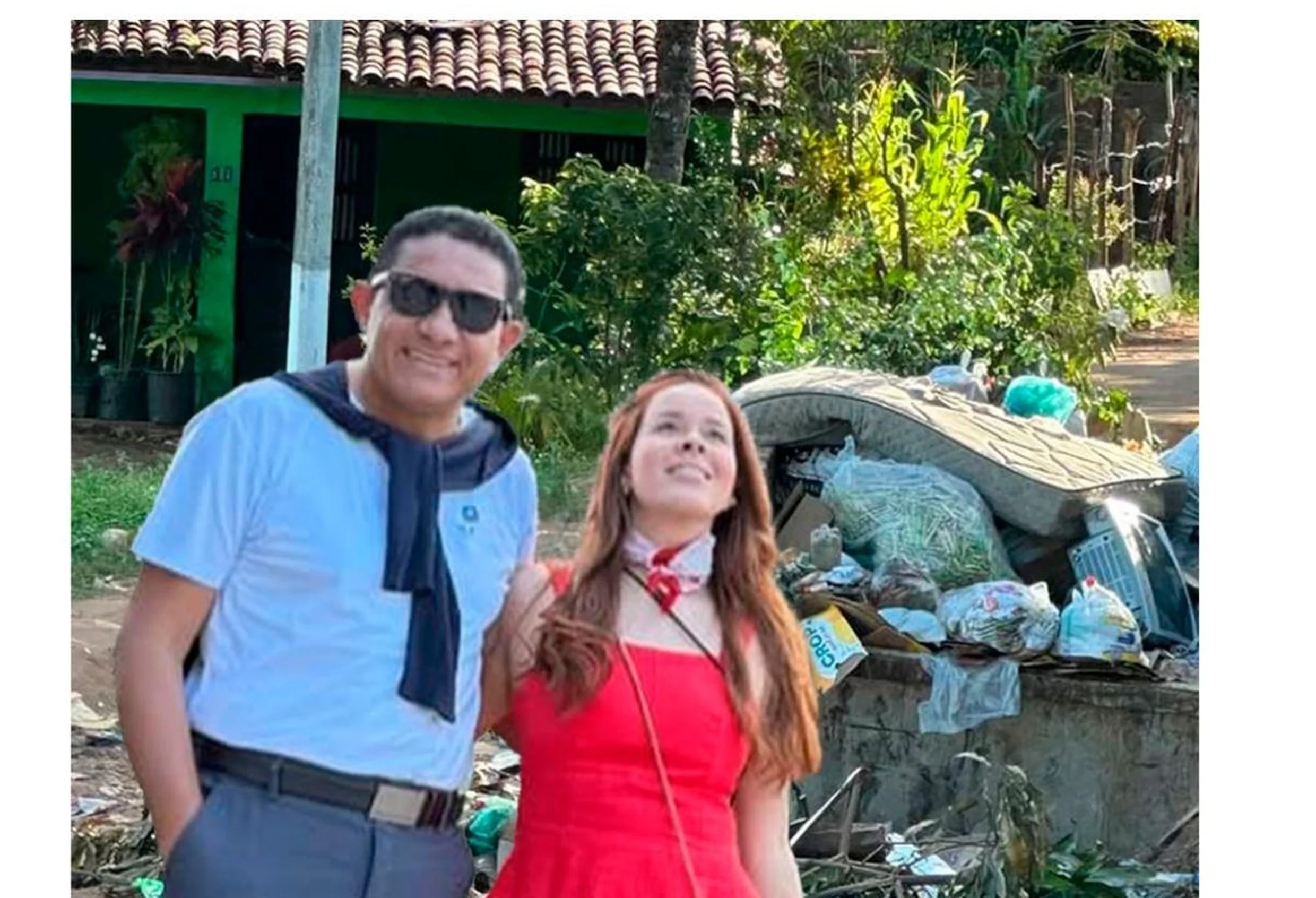 Fotos de ex-primeira-dama em Paris geram comparações com buracos em Palmeira dos Índios