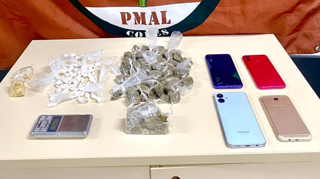 Jovem é preso com drogas e balança de precisão em Major Isidoro