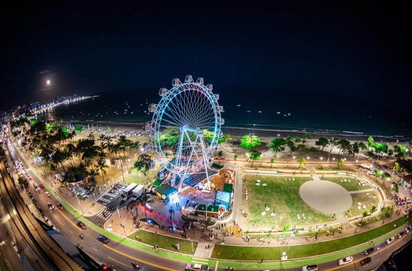 Ronaldo Lessa brinca sobre inauguração da roda-gigante de Maceió e diz que atração valorizou seu imóvel