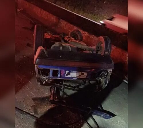 Quatro pessoas ficam feridas após capotamento em Messias
