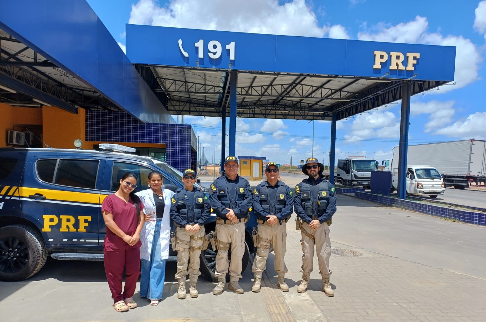 PRF realiza Comando de Saúde, em São Miguel dos Campos/AL