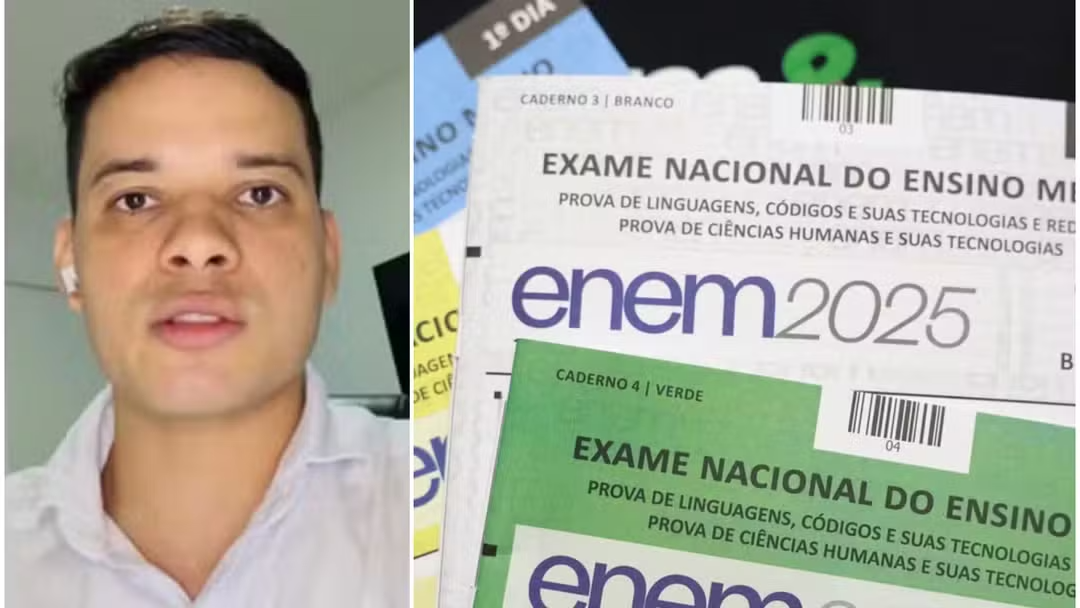 Universitário pagava R$ 10 por questão memorizada usada para antecipar conteúdo do Enem 2025