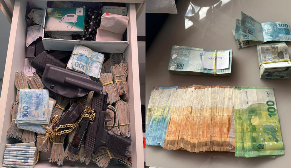 Operação da Polícia Federal encontrou dólar, euro e armas na sede da Sesau em Alagoas