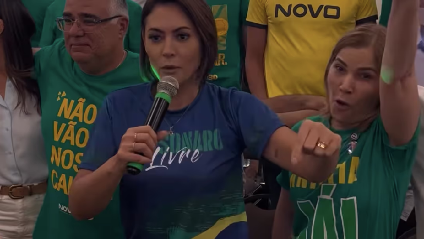Michelle Bolsonaro critica aliança com Ciro e faz cobraça a aliados