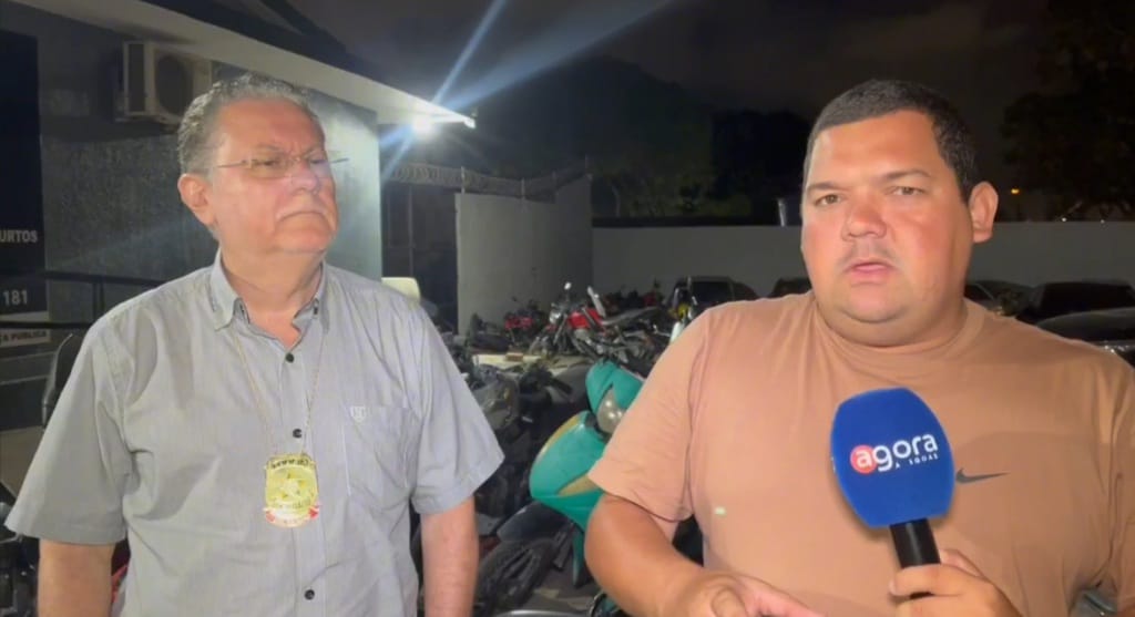Delegacia de Roubos e Furtos de Veículos prende dois suspeitos por falsa comunicação de furto de motocicleta