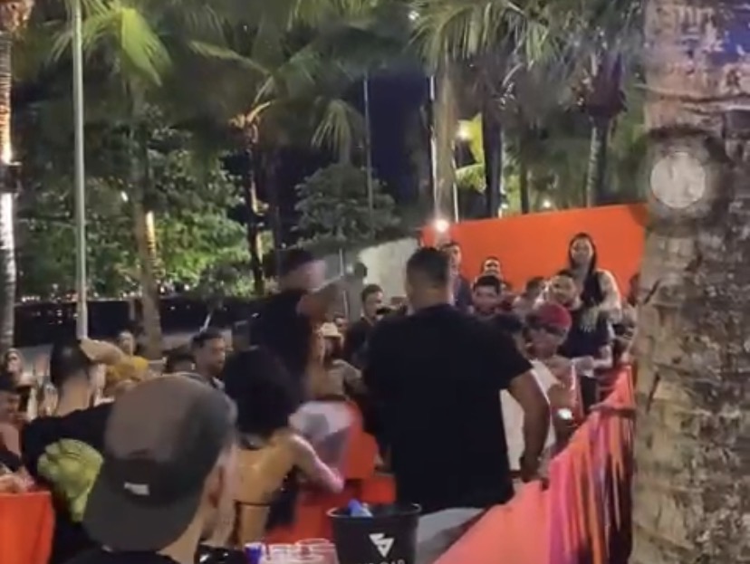 Por outro ângulo, vídeo mostra briga durante evento “Baderna” na Praia da Avenida