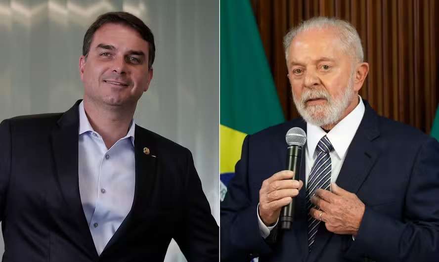 No 2º turno, Lula venceria Flávio Bolsonaro por 15 pontos, aponta pesquisa