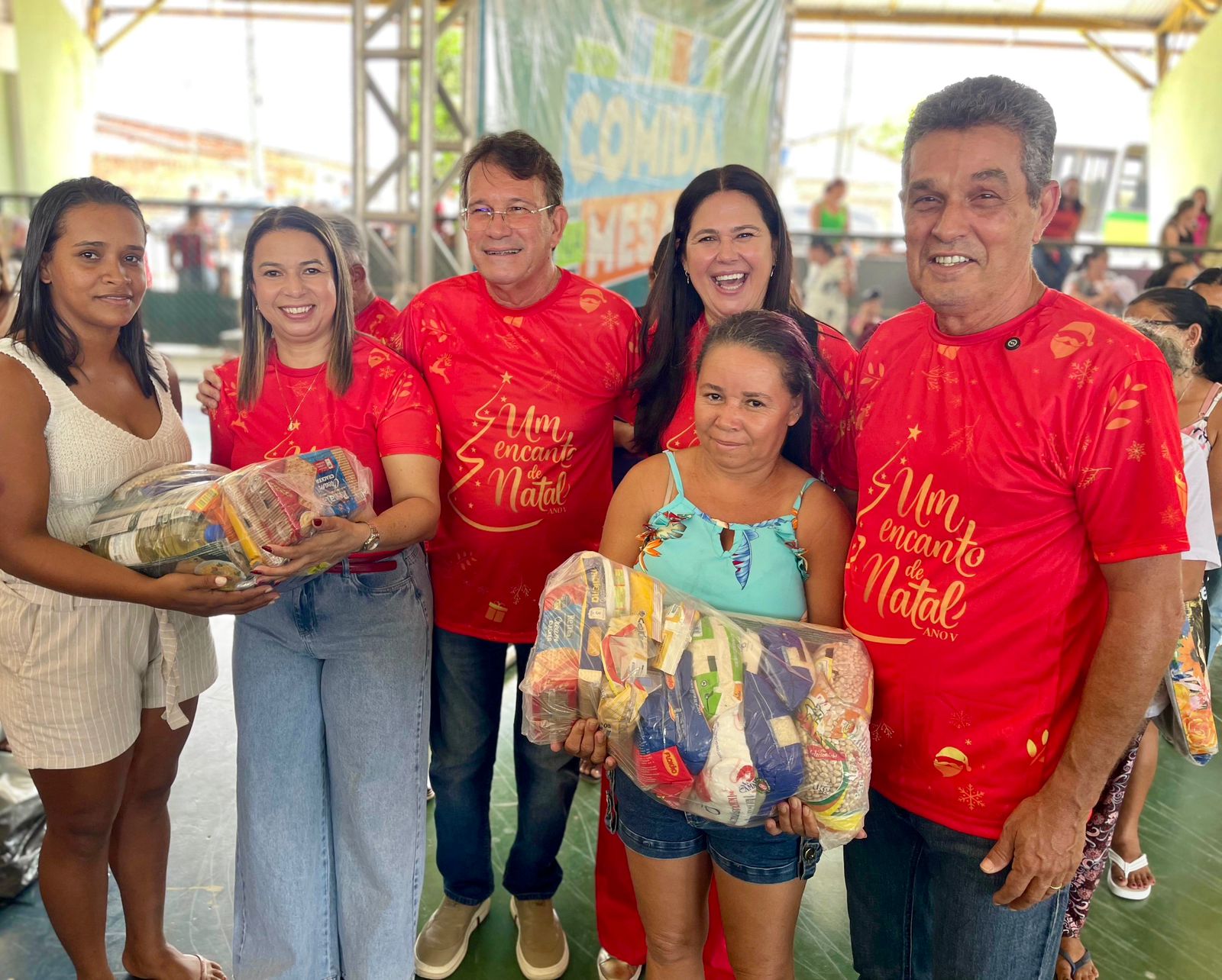 Em Branquinha, programa comida na mesa beneficia mais de 1.500 famílias com cestas básicas