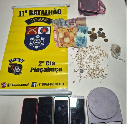 Suspeito é preso por tráfico de drogas e possível aliciamento de menores