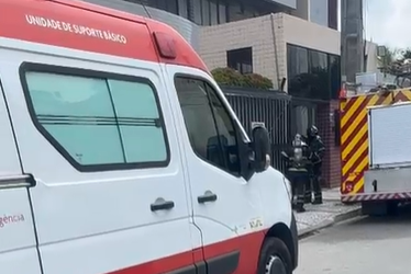 Corpo de Bombeiros e Samu são acionados para suposto incêndio na Cruz das Almas