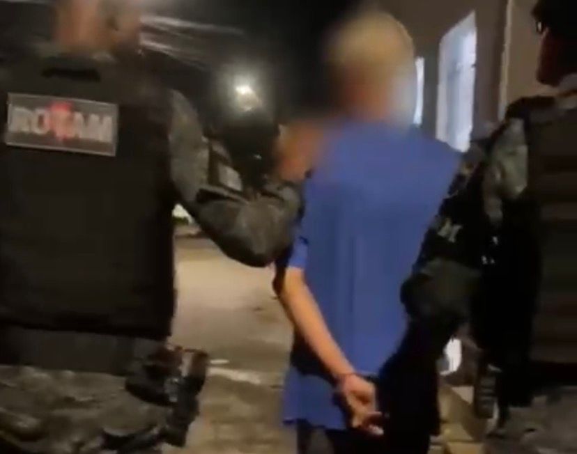 Jovem que espalhou áudios com ameaça de arrastão em show é preso pela ROTAM
