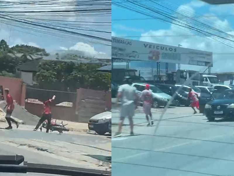 “Meu Deus, isso é tiro?”. Clássico entre CRB e CSA tem tumulto antes da partida em Maceió
