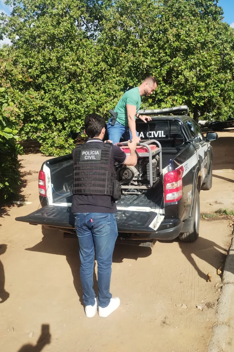 Polícia recupera gerador avaliado em R$ 20 mil vendido por R$ 2,5 mil no interior de AL