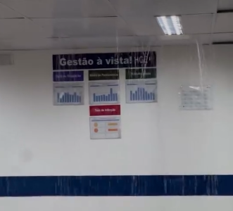 Caos na saúde: vídeo mostra infiltrações e alagamento no HGE