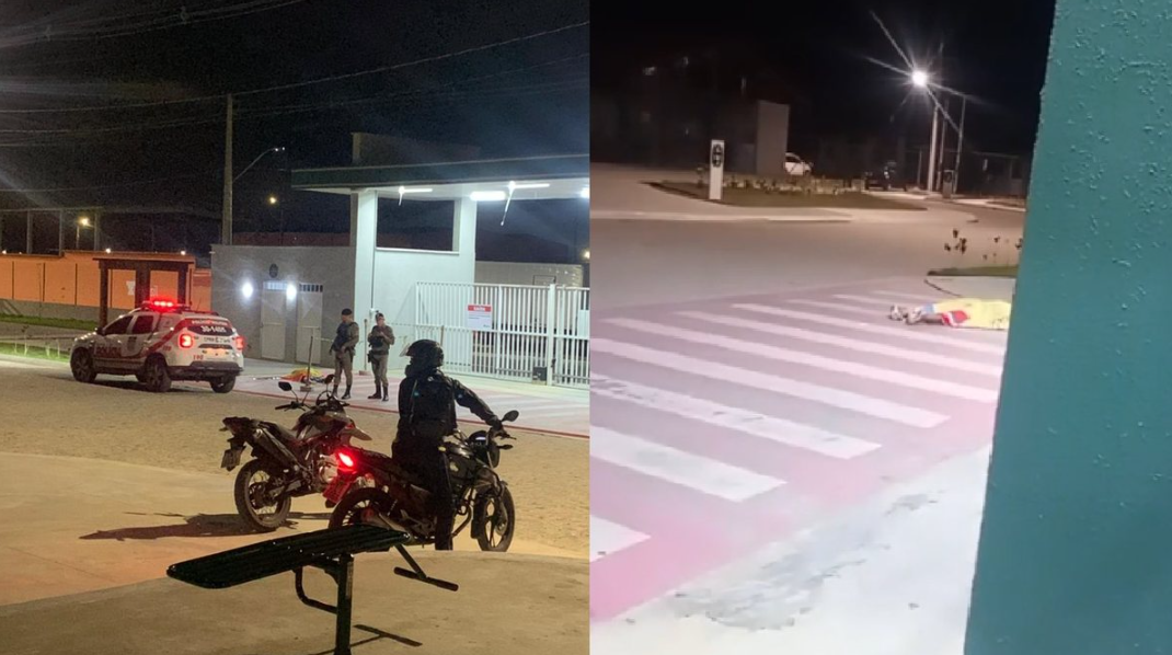 Morador de condomínio em Maceió corre para escapar, mas é executado a tiros próximo à portaria
