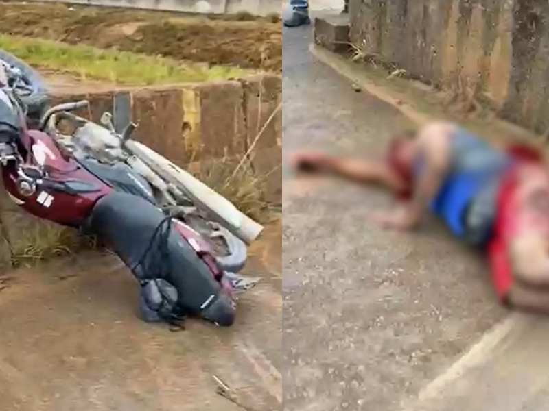 Acidente na BR-101 deixa motociclista ferido em São Miguel dos Campos