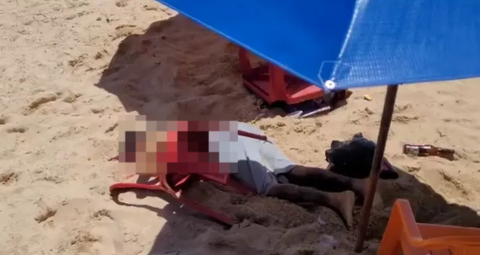 Com 17 passagens pela polícia, homem é executado a tiros na Praia da Sereia enquanto curtia momento de lazer