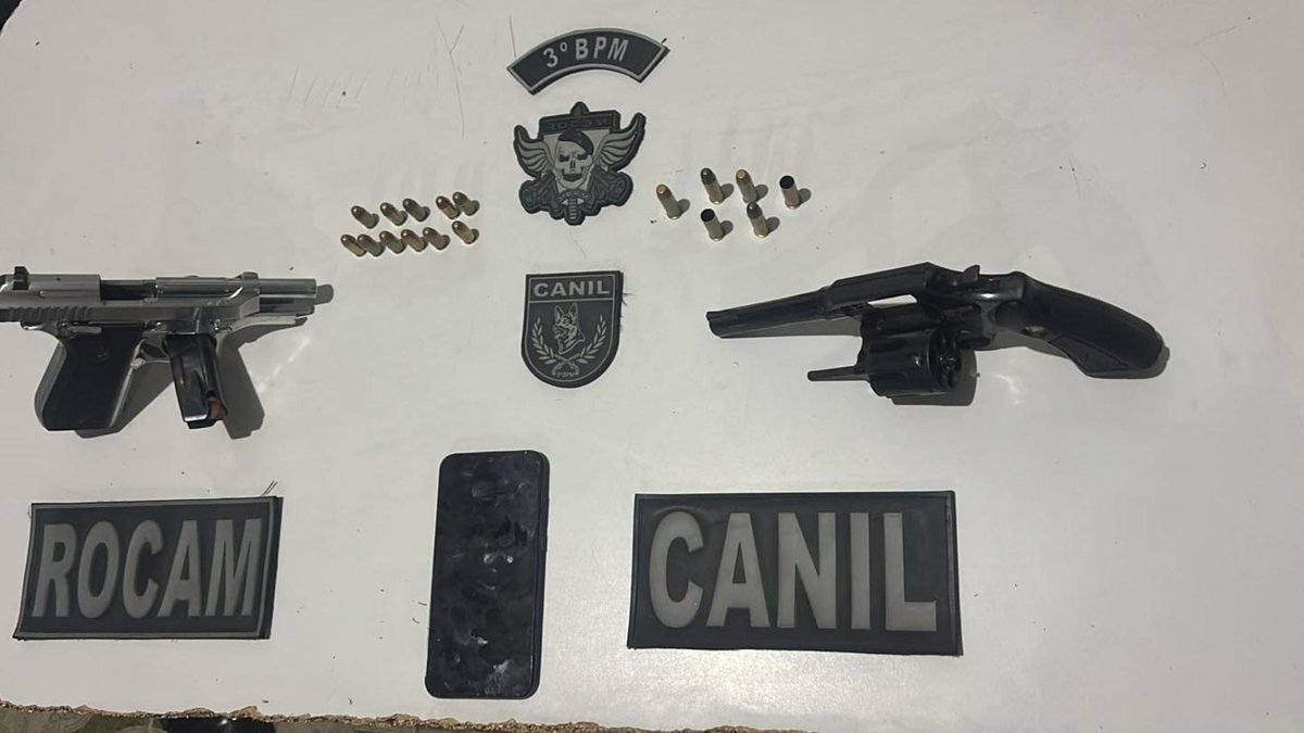 Homem é preso em pousada de Arapiraca com armas e moto roubada após tentativa de homicídio