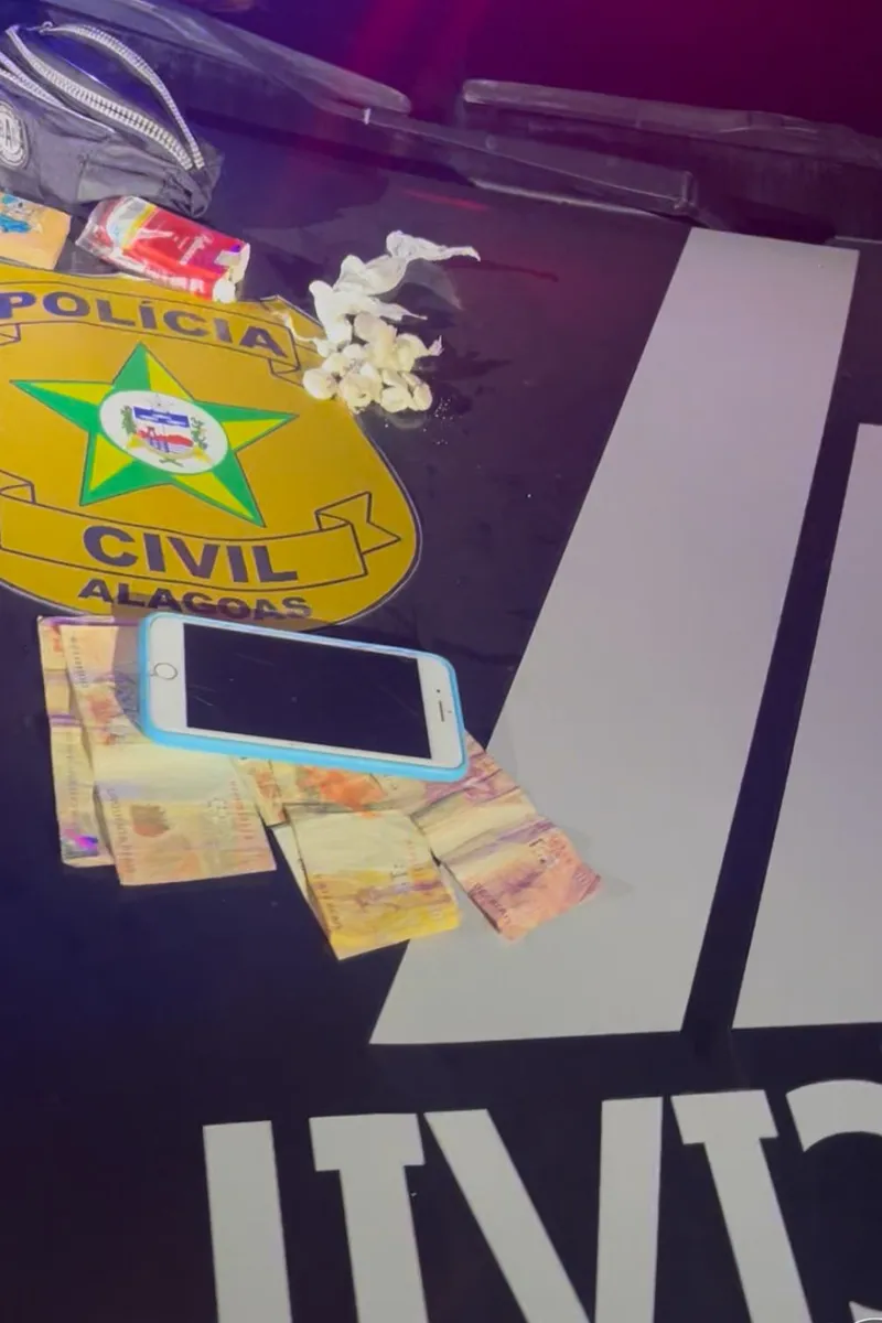 Polícia Civil prende homem por tráfico de drogas após perseguição na Ponta Verde