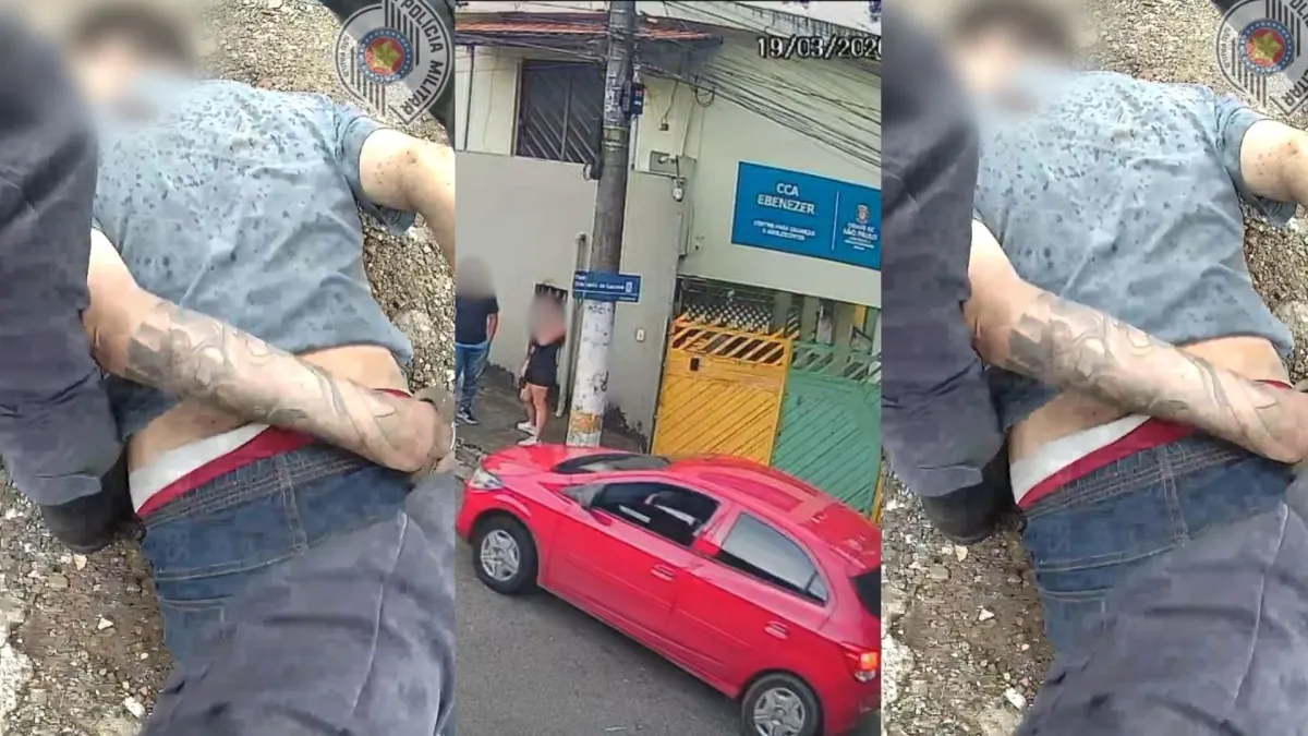 Vídeo mostra resgate de carro roubado com bebê de 2 meses