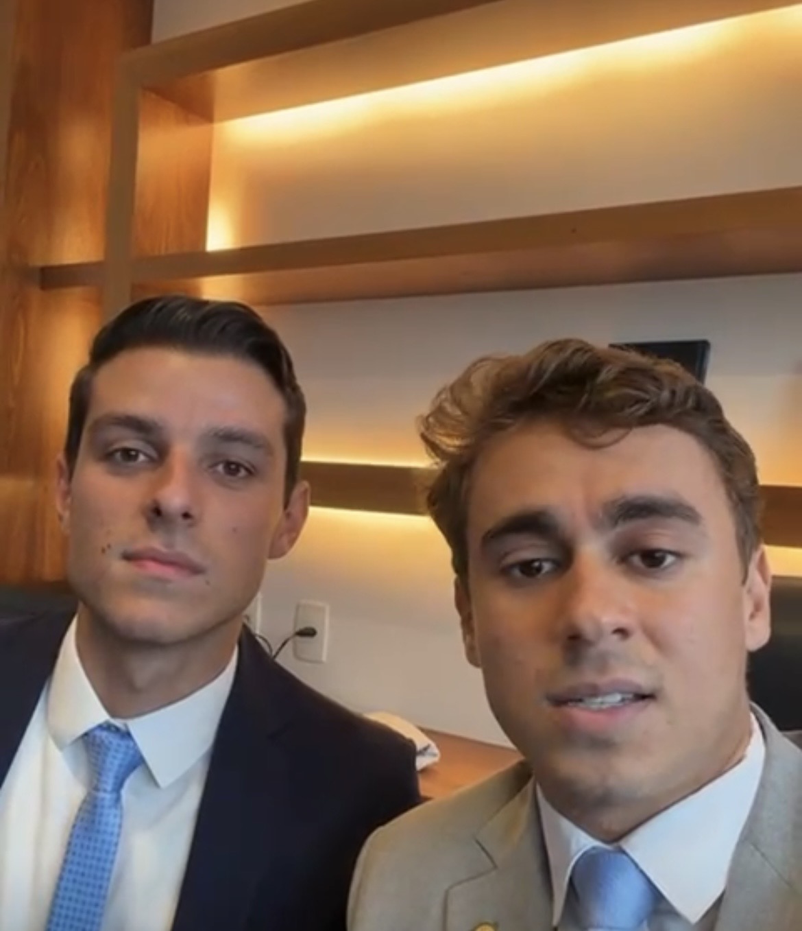 Nikolas Ferreira elogia atuação de Caio Bebeto e o aponta como liderança jovem no estado