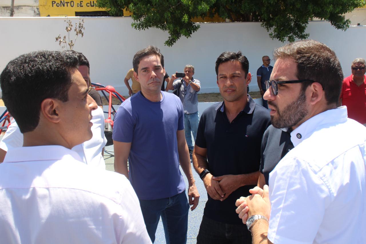 Kelmann elogia ações do prefeito JHC durante inauguração da creche Gigantinhos da Garça Torta