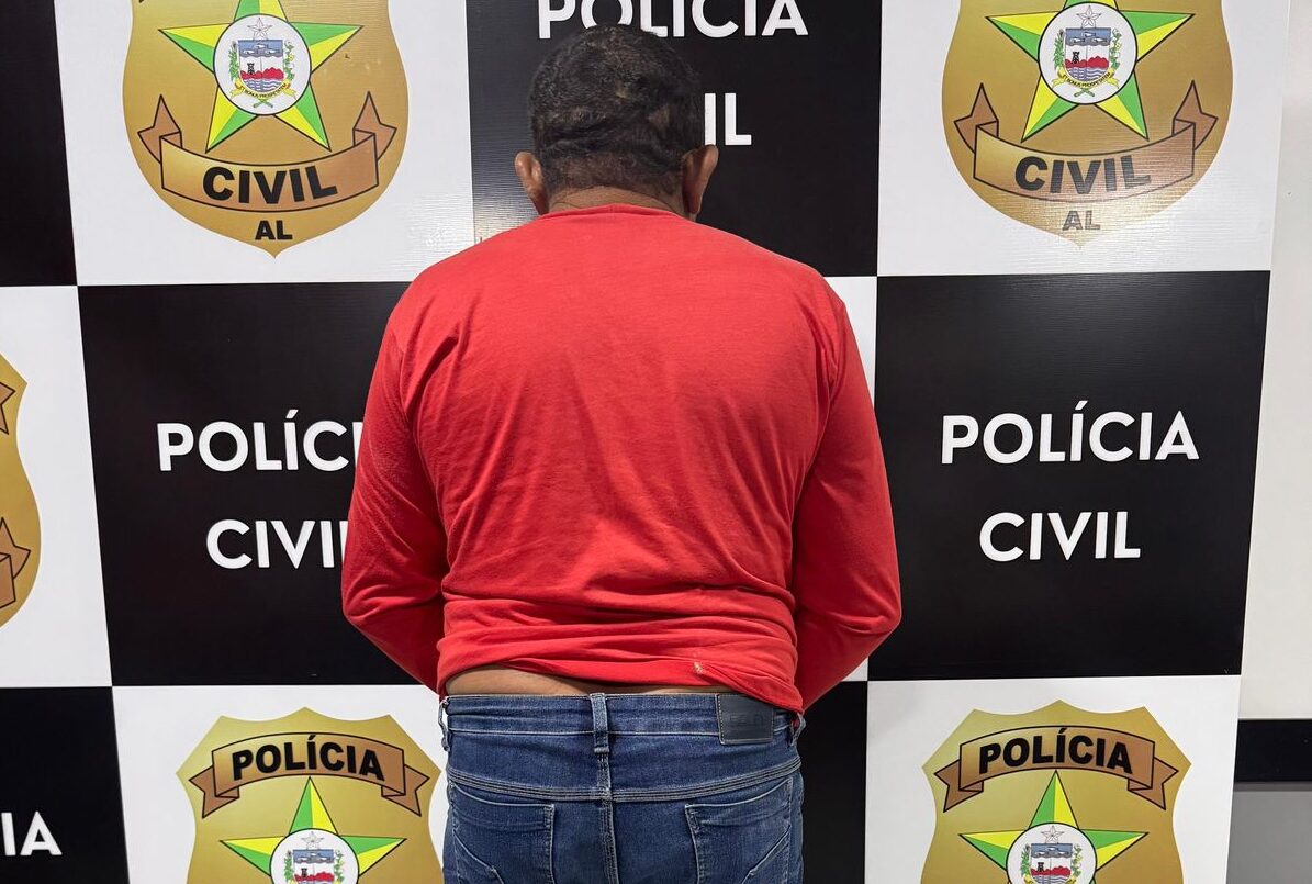 Polícia Civil prende homem suspeito de abusar de duas meninas em Piranhas