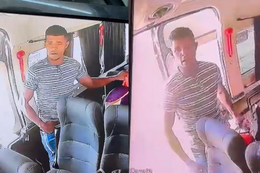 Câmeras flagram assalto dentro de van que seguia de Teotônio Vilela para Maceió