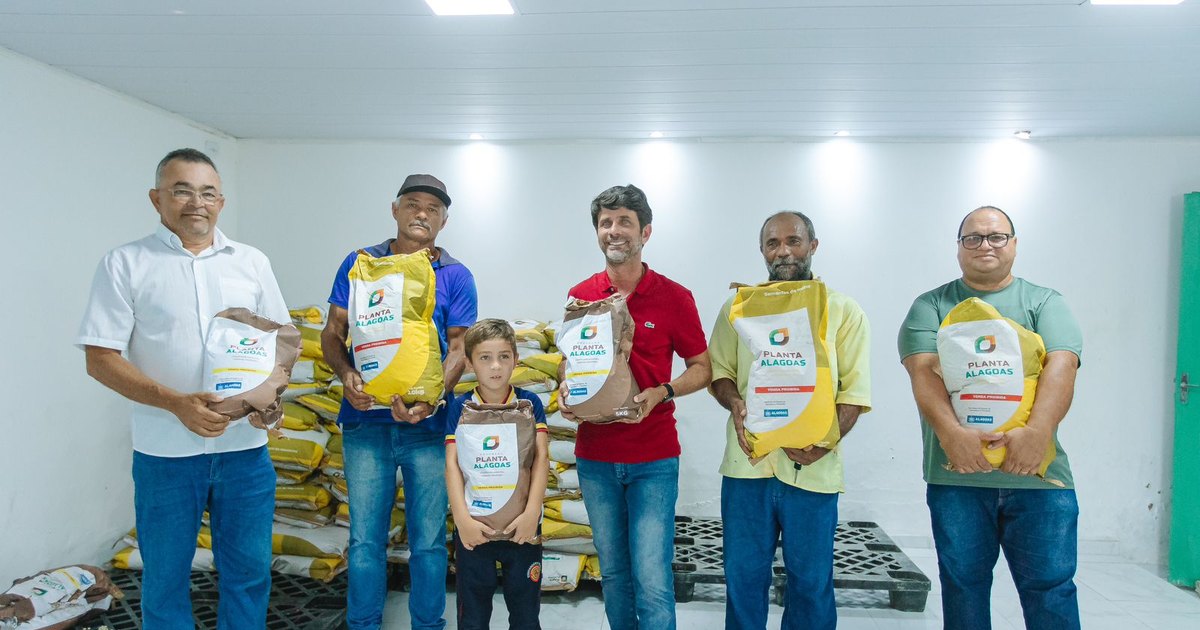 União dos Palmares amplia apoio ao produtor rural com distribuição de sementes e alevinos