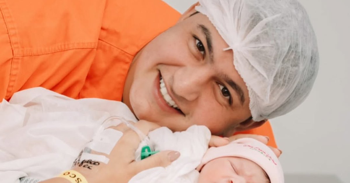 Prefeito de Rio Largo anuncia nascimento da segunda filha, Ana Clara