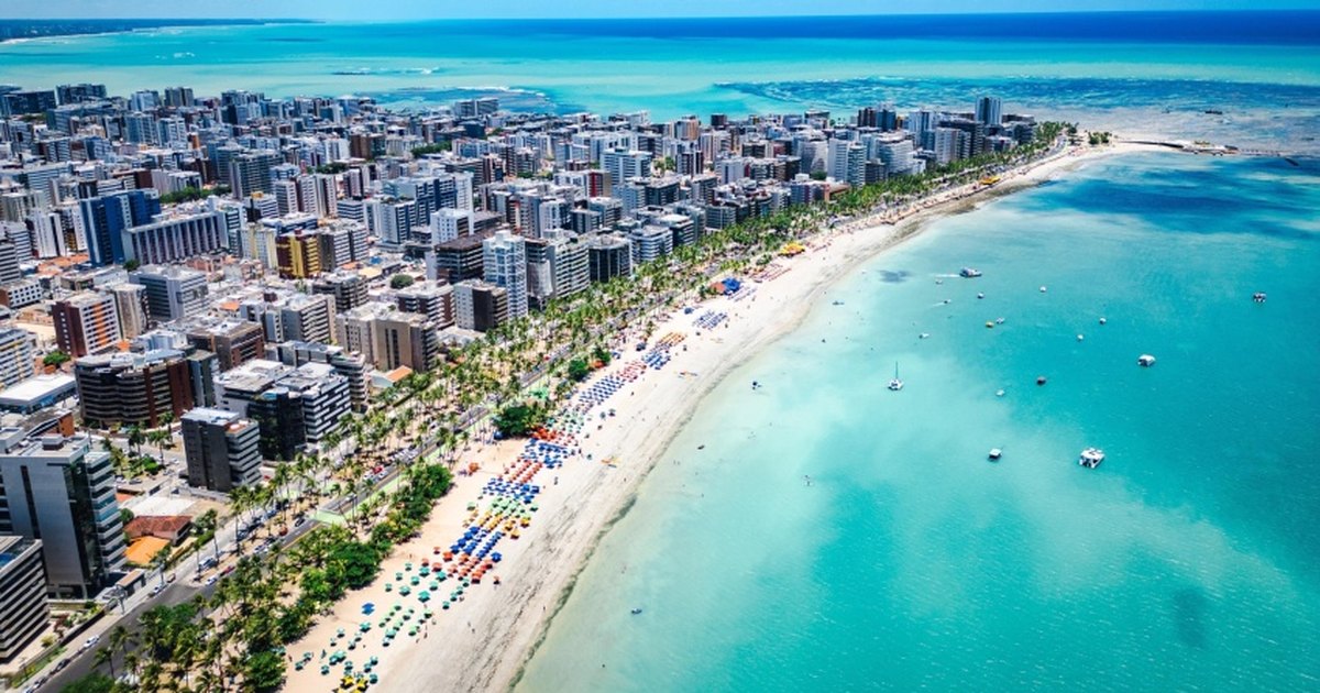 Maceió é o destino mais vendido do Brasil, aponta plataforma Omnibees