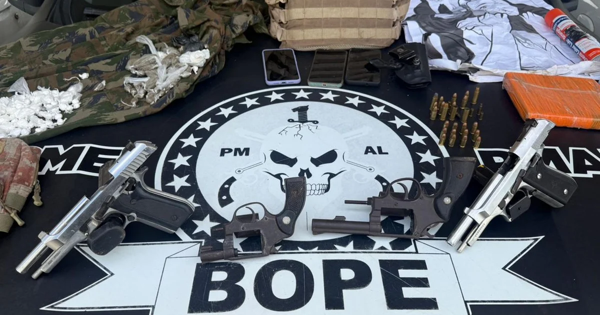 Quatro homens morrem após confronto com o Bope durante operação em Maceió