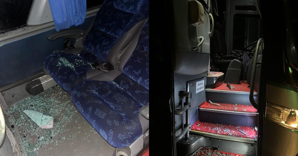 Ônibus universitário é alvo de ataque com bombas caseiras em Alagoas