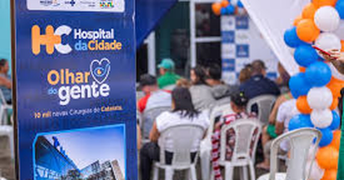 Programa Olhar da Gente ultrapassa 7 mil cirurgias de catarata em cinco meses
