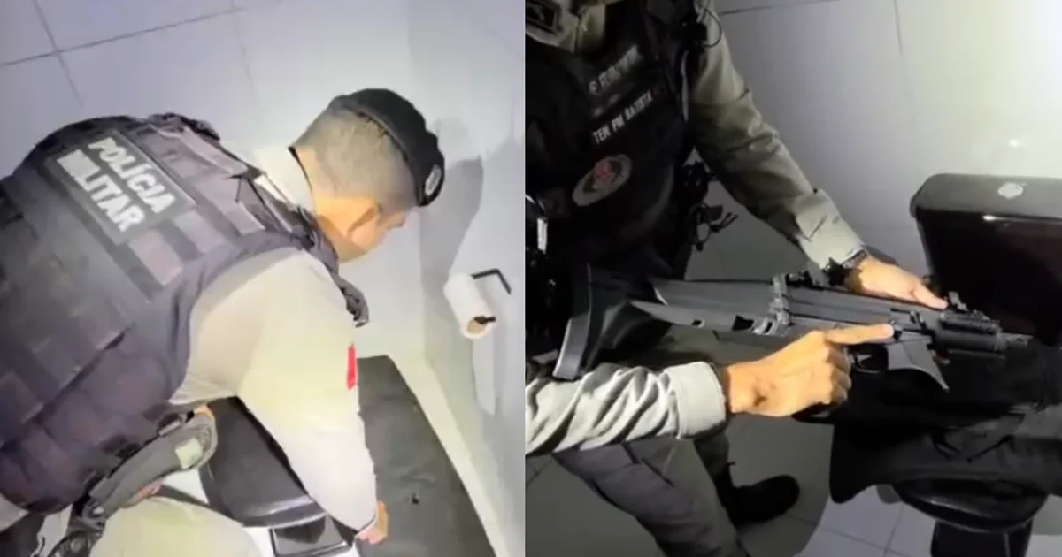 Polícia divulga imagens de arma de uso restrito encontrada em ação em Arapiraca