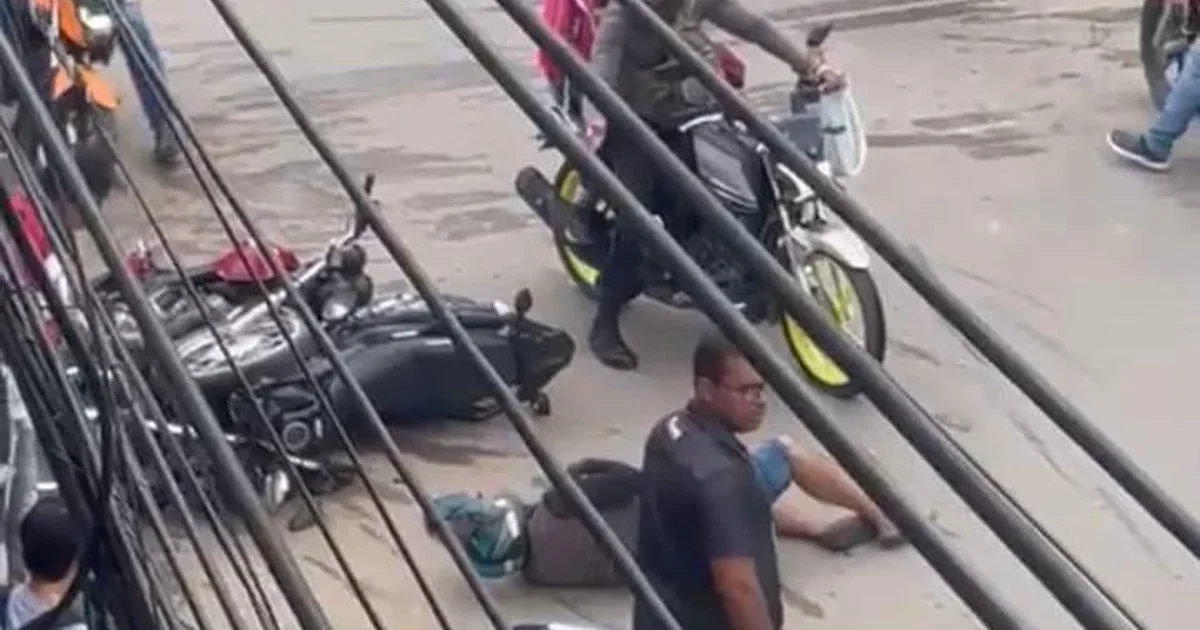 Dois motociclistas ficam feridos após colisão em Palmeira dos Índios