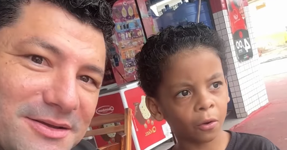 “Meu sonho é ser policial”: Vídeo emocionante de criança com policial viraliza e encanta internautas