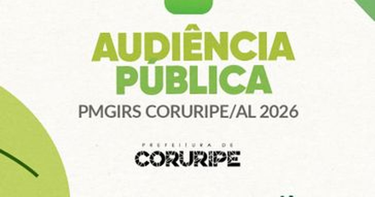 Publicado edital de convocação para Audiência Pública do Plano Municipal de Gestão Integrada de Resíduos Sólidos
