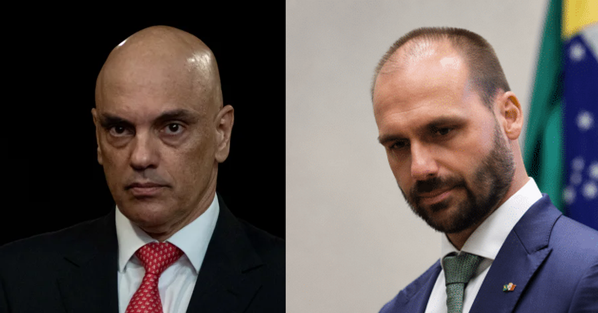 Moraes leva a julgamento ação penal contra Eduardo Bolsonaro por suposta coação no STF
