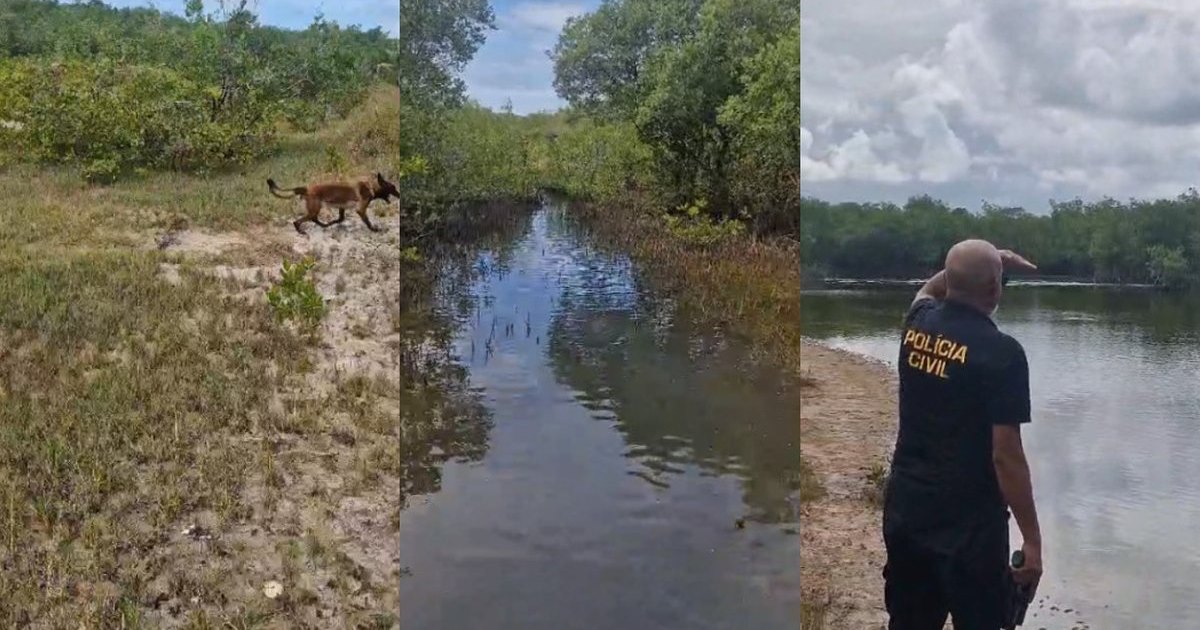 Polícia investiga possível cemitério clandestino usado por facção em Coruripe, interior de Alagoas